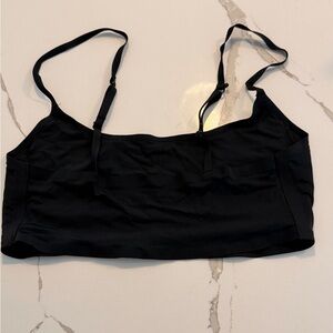 Abercrombie and fitch black bralette size S